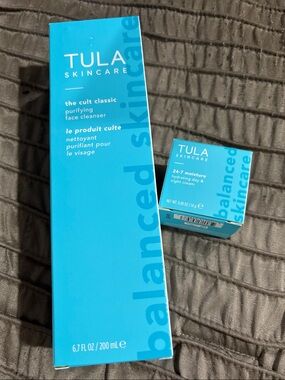 TULA Skincare Purifying Cleanser & mini 24-7 Moisture Cream